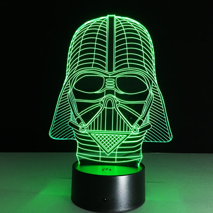 3D Darth Vader Night Light