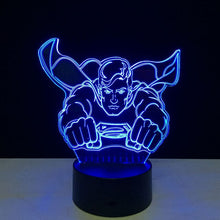 Load image into Gallery viewer, 3D Superman Night Light